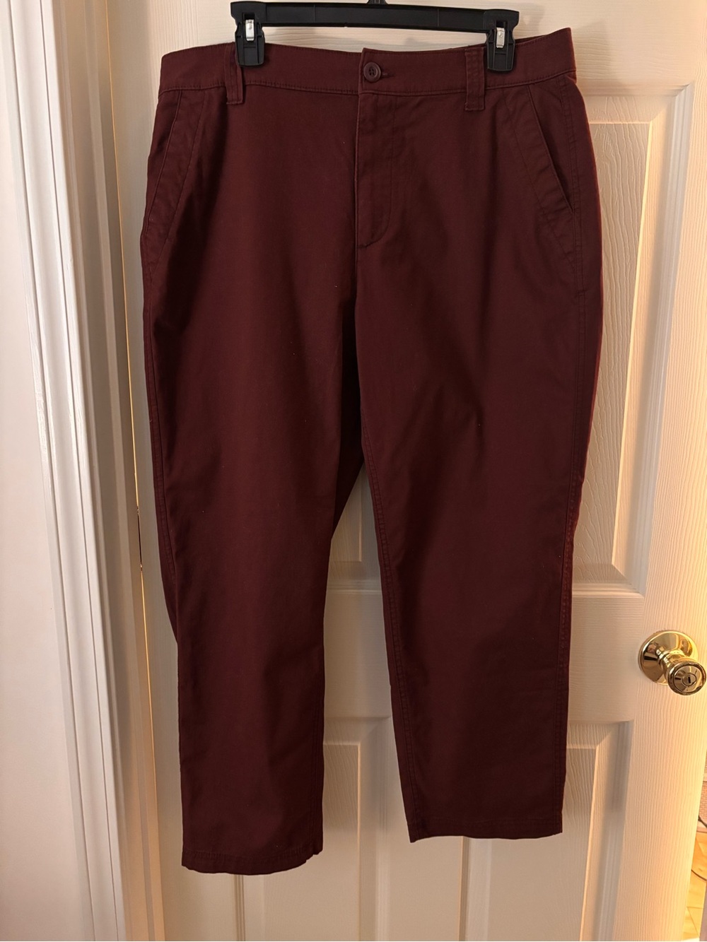 Old Navy Burgundy High-Rise OG Chinos